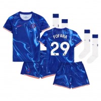 Chelsea Wesley Fofana #29 Heimtrikotsatz Kinder 2024-25 Kurzarm (+ Kurze Hosen)